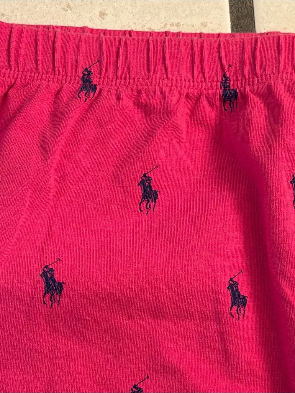Ralph Lauren Kids Pink Polo Pony Pajama Set New Size 12